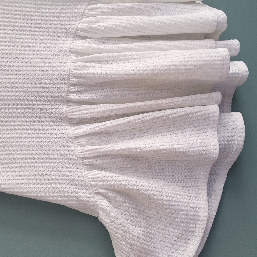 Lulus White Sleeveless Peplum Top - Picture 2 of 5